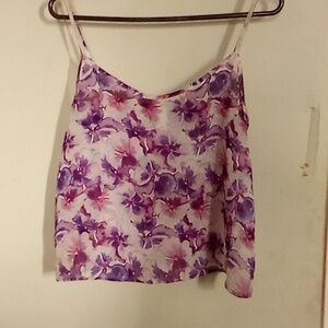 American apparel chiffon tank top
